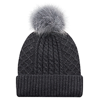 Cuff Toque - Faux Pom Pom