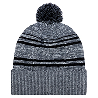 Alternative view of Youth Cuff Toque – Faux Pom Pom